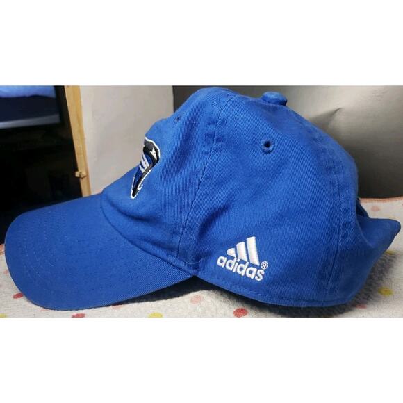 Adidas Carolina Panthers NFL Football Blue Strapback Hat OSFA Promo Cap NFC - Picture 4 of 7